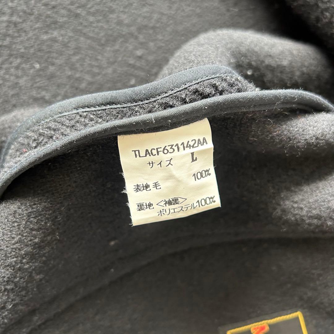 NEW YORKER MOORBROOK ヘリンボーン ダッフルコート L 黒