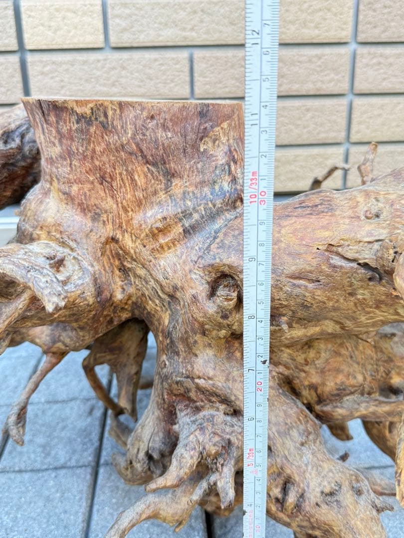 【送料込み】一点モノ★流木　置物　猪　オブジェ　ドリフトウッド　インテリア