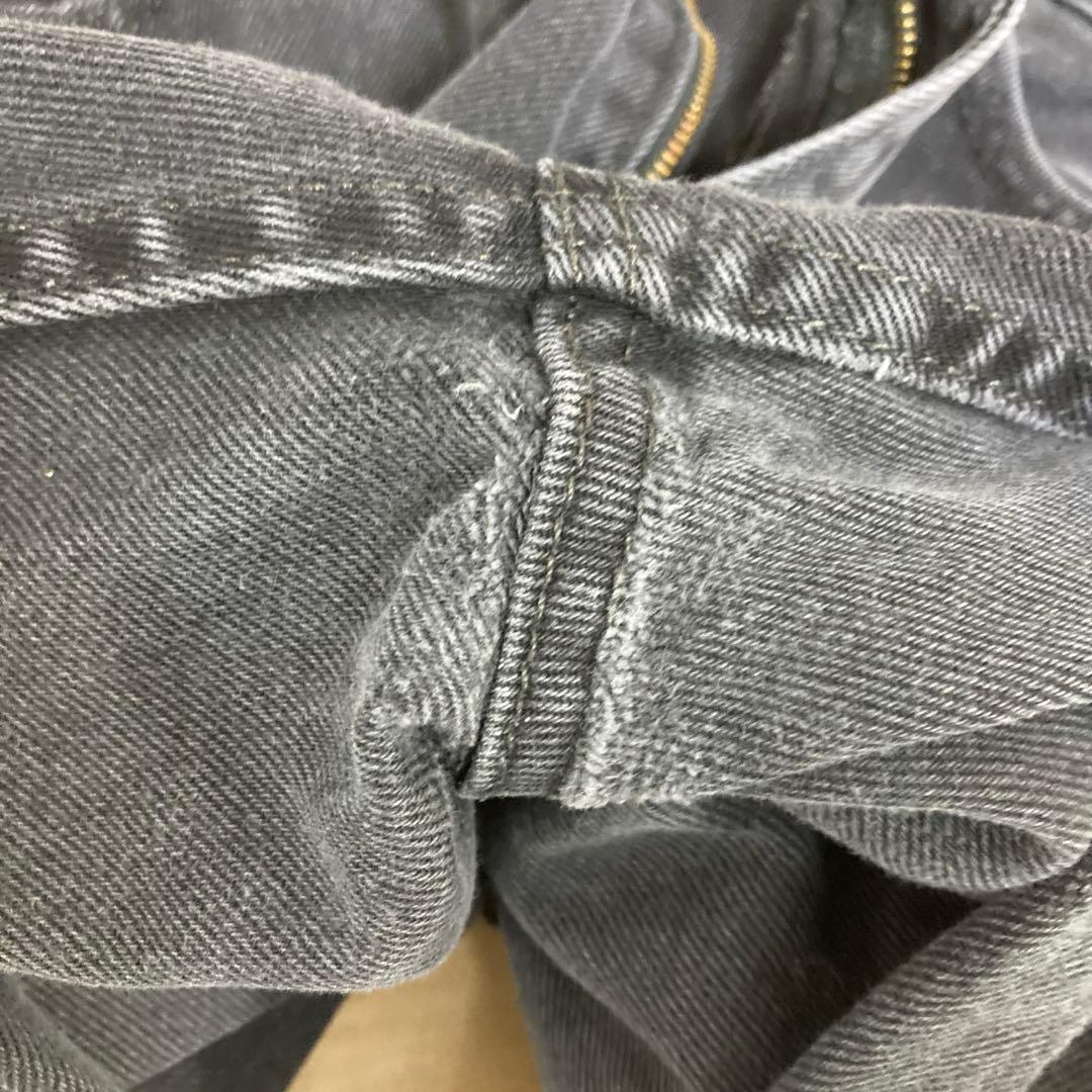 リーバイス550 バギー　ブラックデニム　ジーンズ　ビックサイズW42 L32