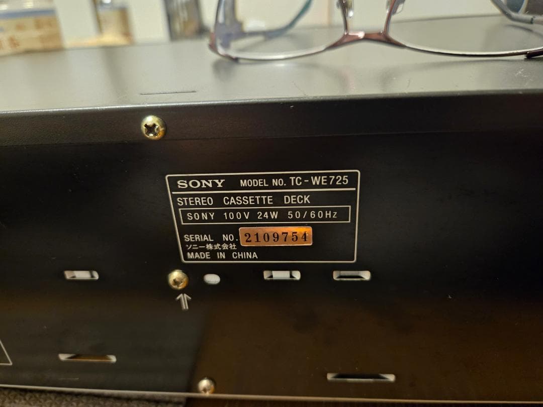 SONY カセットデッキTC-WE725