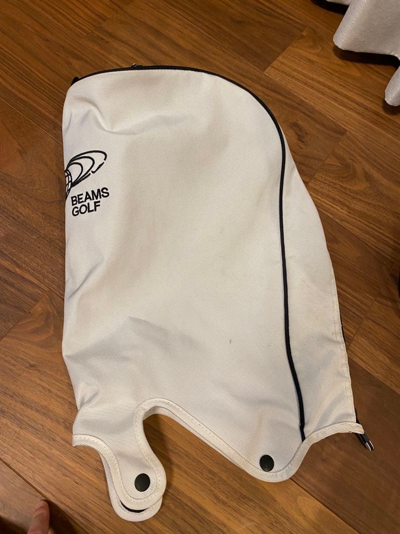 BEAMS GOLF スタンド式ゴルフバッグ ホワイト