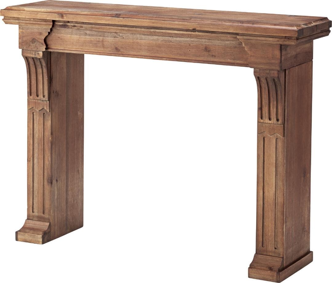 アンティーク調 マントルピース　ブラウン☆暖炉 リビング 幅100