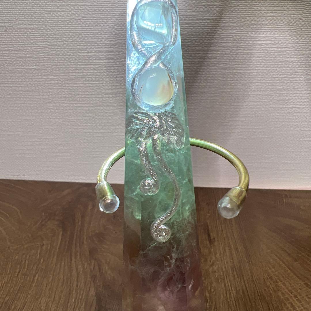 Kdashページ　レインボーフローライトマジックワンド置物　3本まとめ