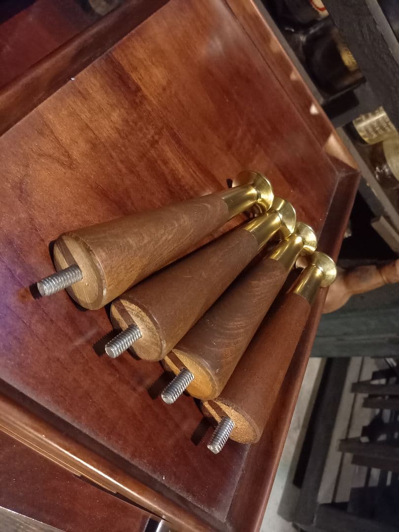 レア　レトロ　ポップ　スペースエイジ　フレーク　デザイン　赤　サイド　テーブル