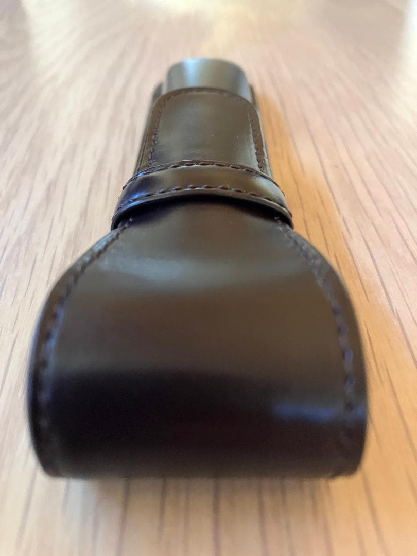 TRIM コードバン 1本挿し ペンケース 肉盛りタイプ チョコ