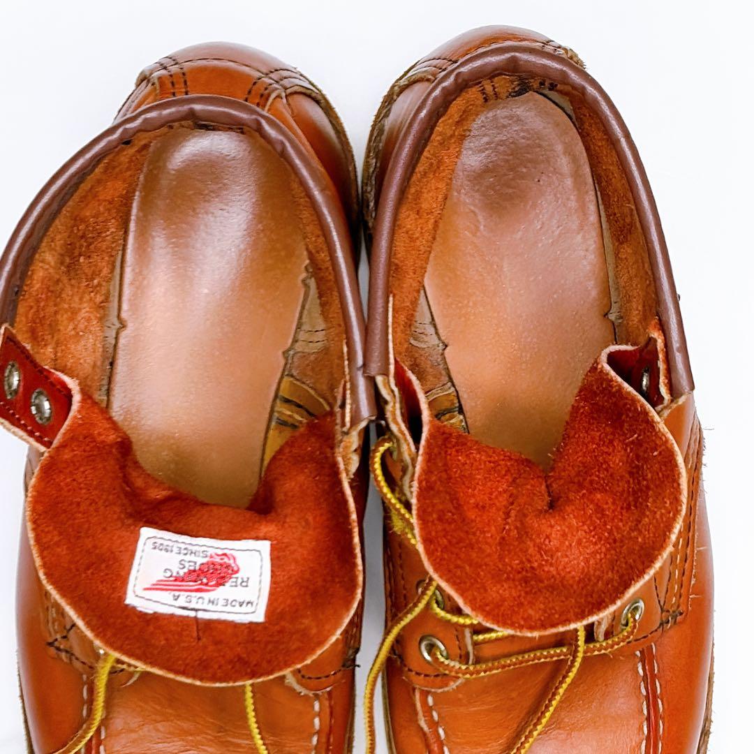 00s【RED WING】アイリッシュセッター/6E/刺繍羽タグ　8875 茶色