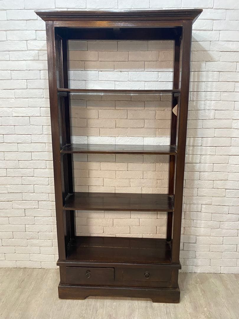 【rus】定価8万円　木製ラック　小道具　棚　アンティーク　古物