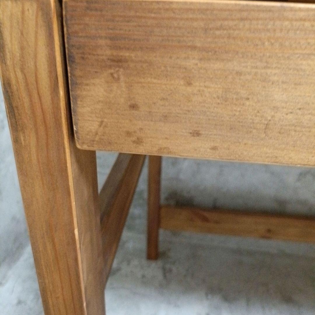 希少品　無印良品　パイン材デスク　机　引き出し