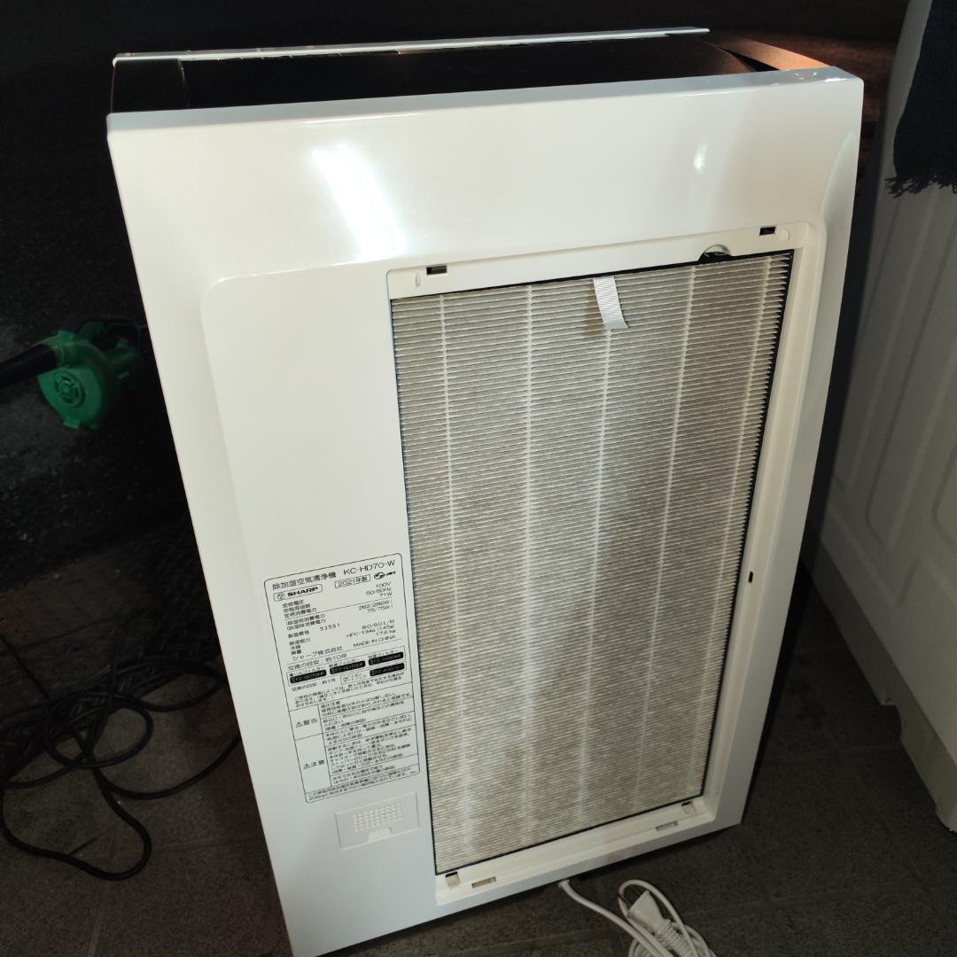 SHARP プラズマクラスター KC-HD70-W 除加湿空気清浄機 21年製