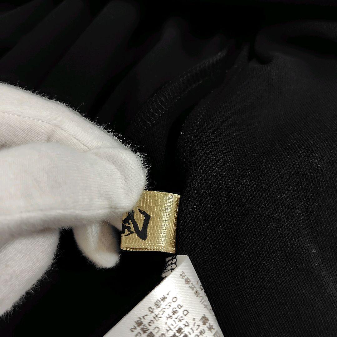 22SS 美品 芽風 センソユニコ ジャガード墨絵 アシンメトリーワンピース