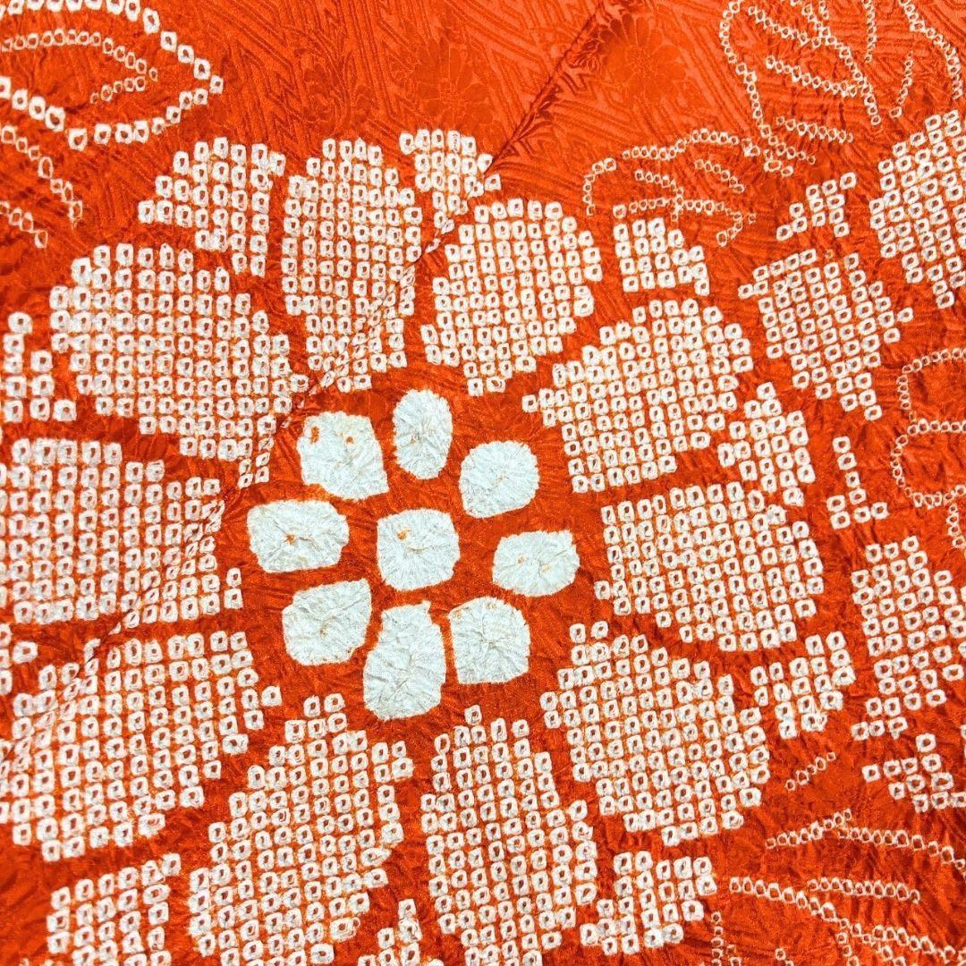 振袖　金彩　総絞り　牡丹　菊花　霞取り　着物　015b p