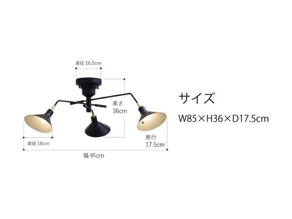 インターフォルム シーリングライト ロネ Ronne シーリングライト 3灯