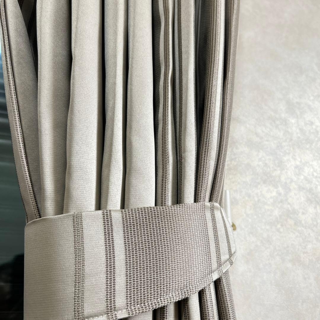 オーダーカーテン　2枚セット　ドレープ厚地　新品未使用