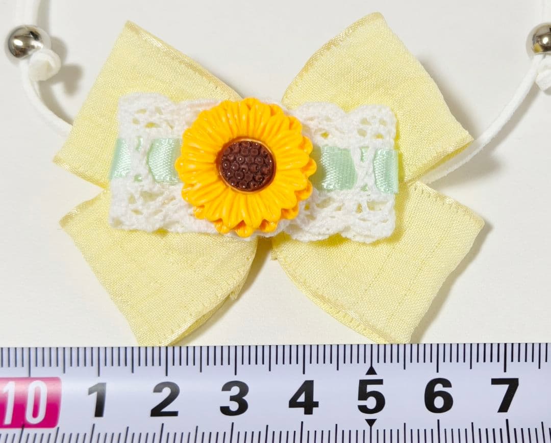 業務用フェルトトリミングチョーカー　リボン　10月　ハロウィン　ペットサロン