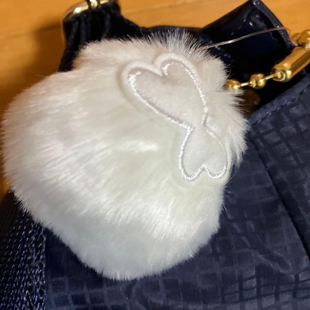 未使用　カナナプロジェクト　ショルダーバッグ ネイビー　シェリ