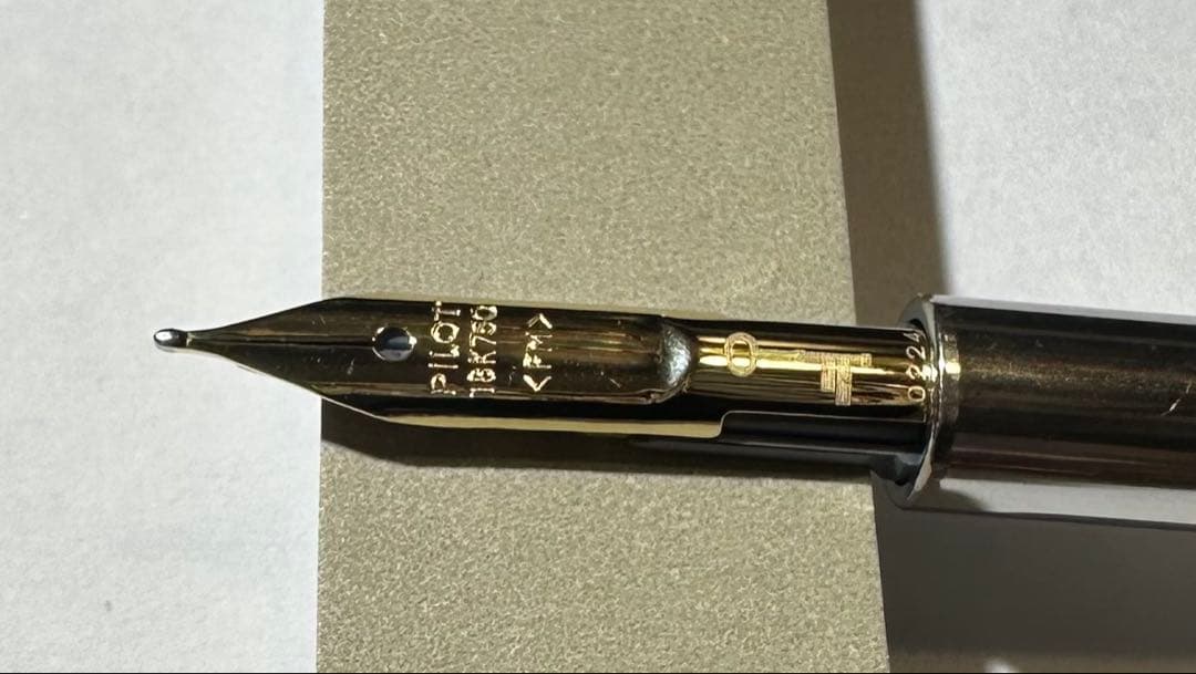 【ナガサワ限定】海岸ストーングレー 万年筆 パイロット キャップレスデシモ FM
