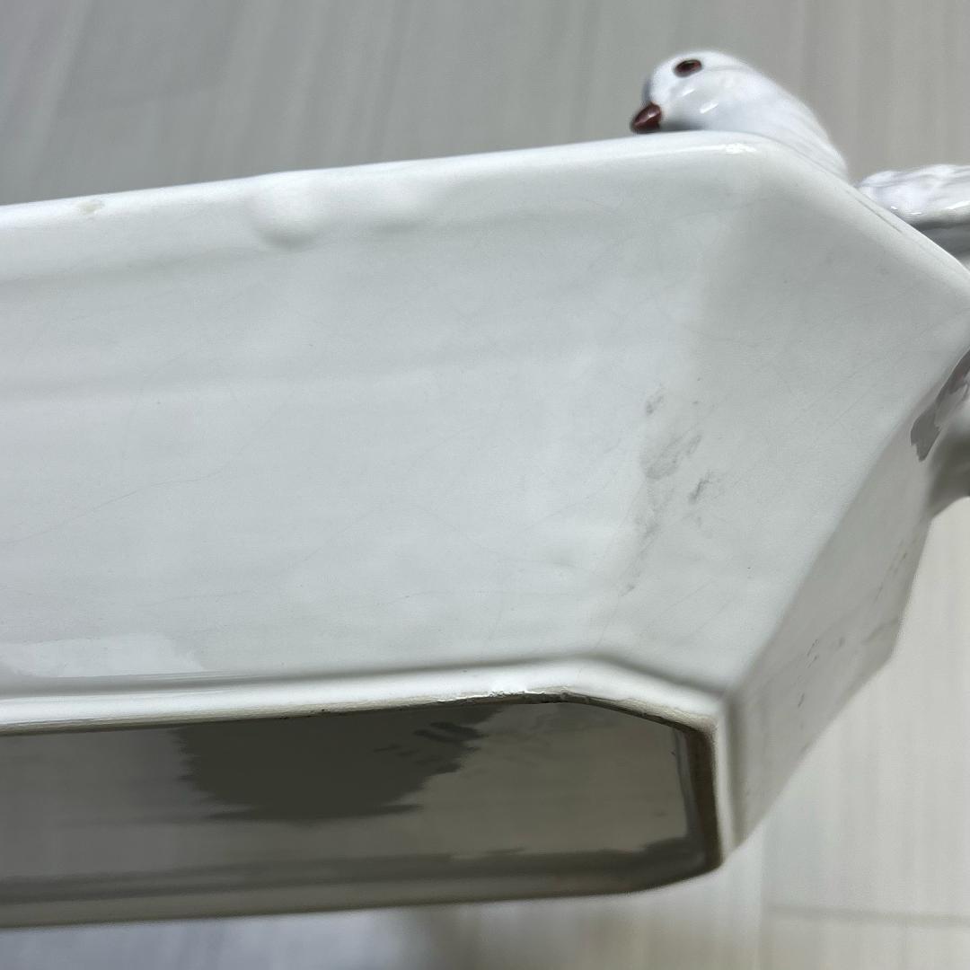 COSTA　コスタ　イタリア　オブジェ　花器　鳩　ハト　アンティーク　昭和レトロ