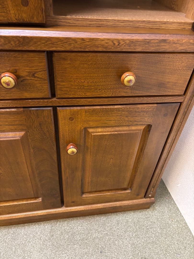 【リペア済み】昭和レトロ　２つ重ね　ダイニングボード　フリーボード　書棚