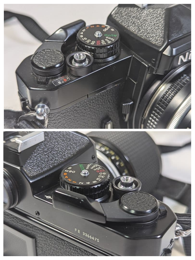 Nikon ニコン FE ブラック フィルムカメラレンズセット