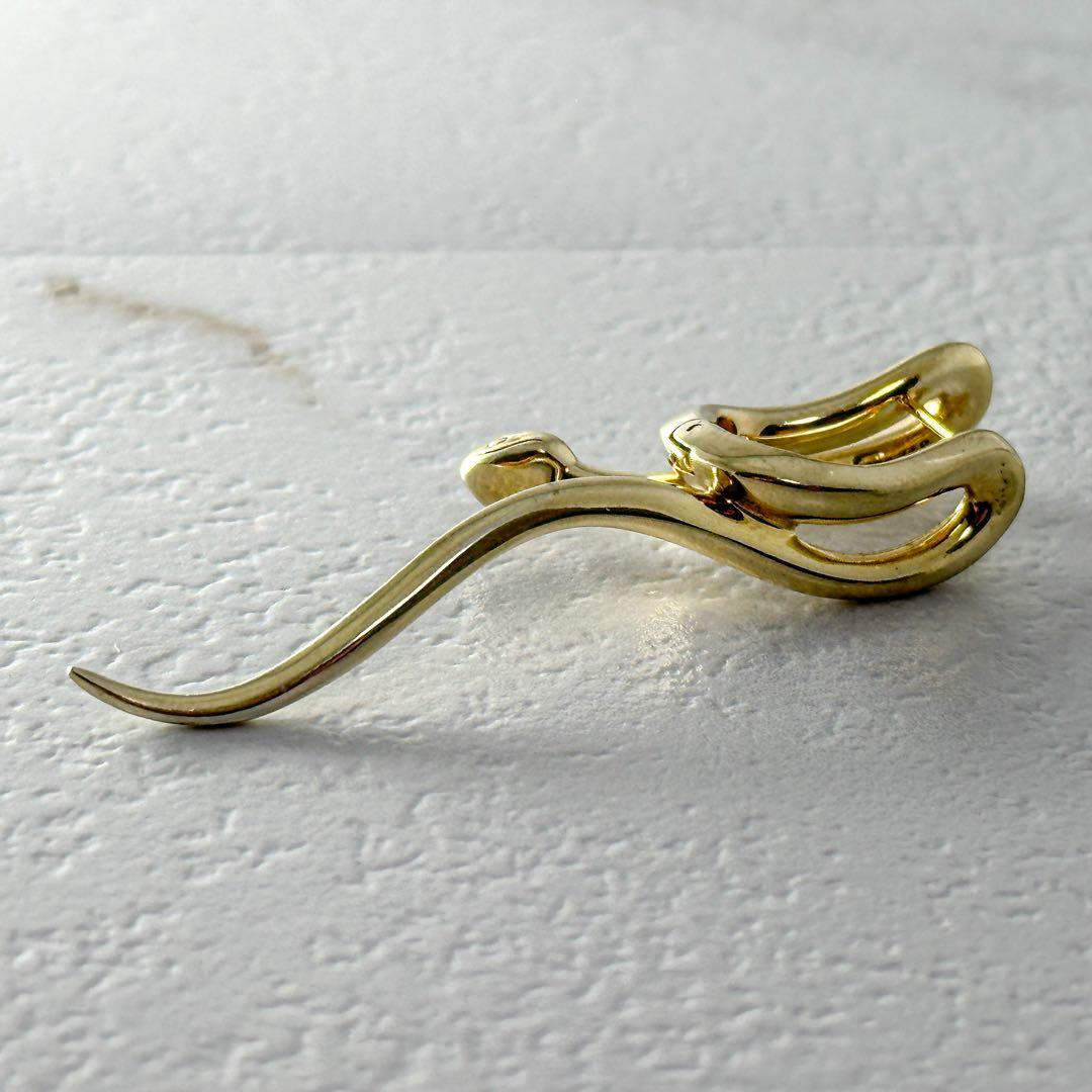 Jusitin　Davis　ラビリンス　ゴールドフィニッシュ　ピアス　スネーク