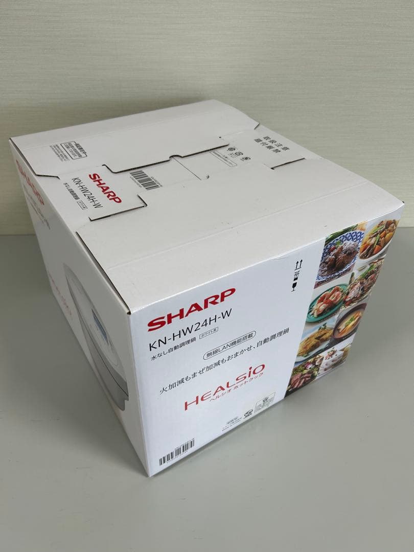 ノラあざらし SHARPヘルシオ KN-HW24H-W ホットクック