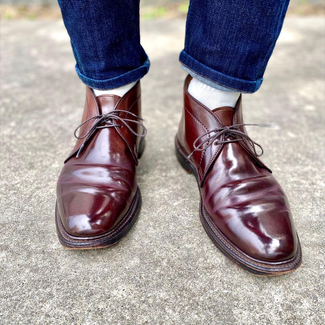 Alden1339★サイズ9D★コードバン★バーガンディ★チャッカブーツ