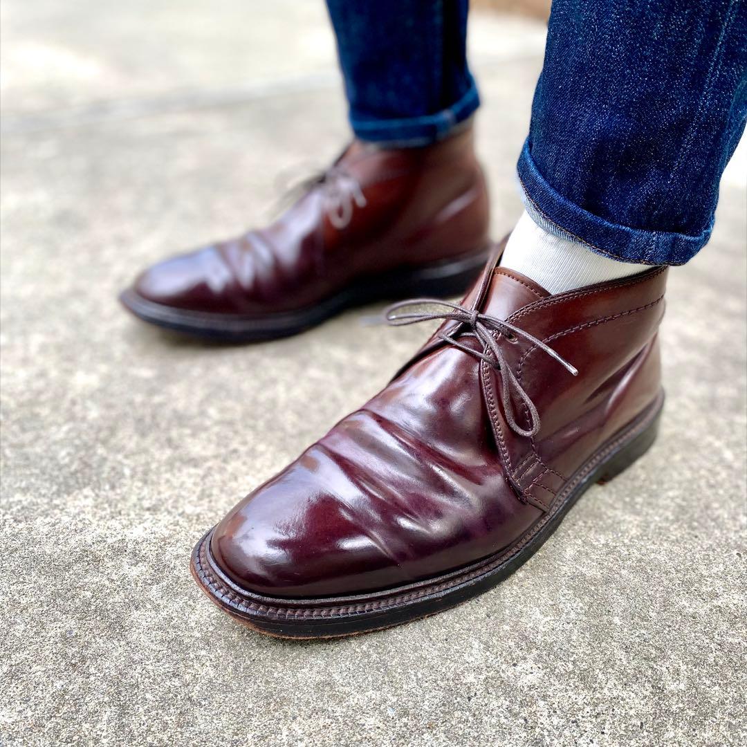 Alden1339★サイズ9D★コードバン★バーガンディ★チャッカブーツ