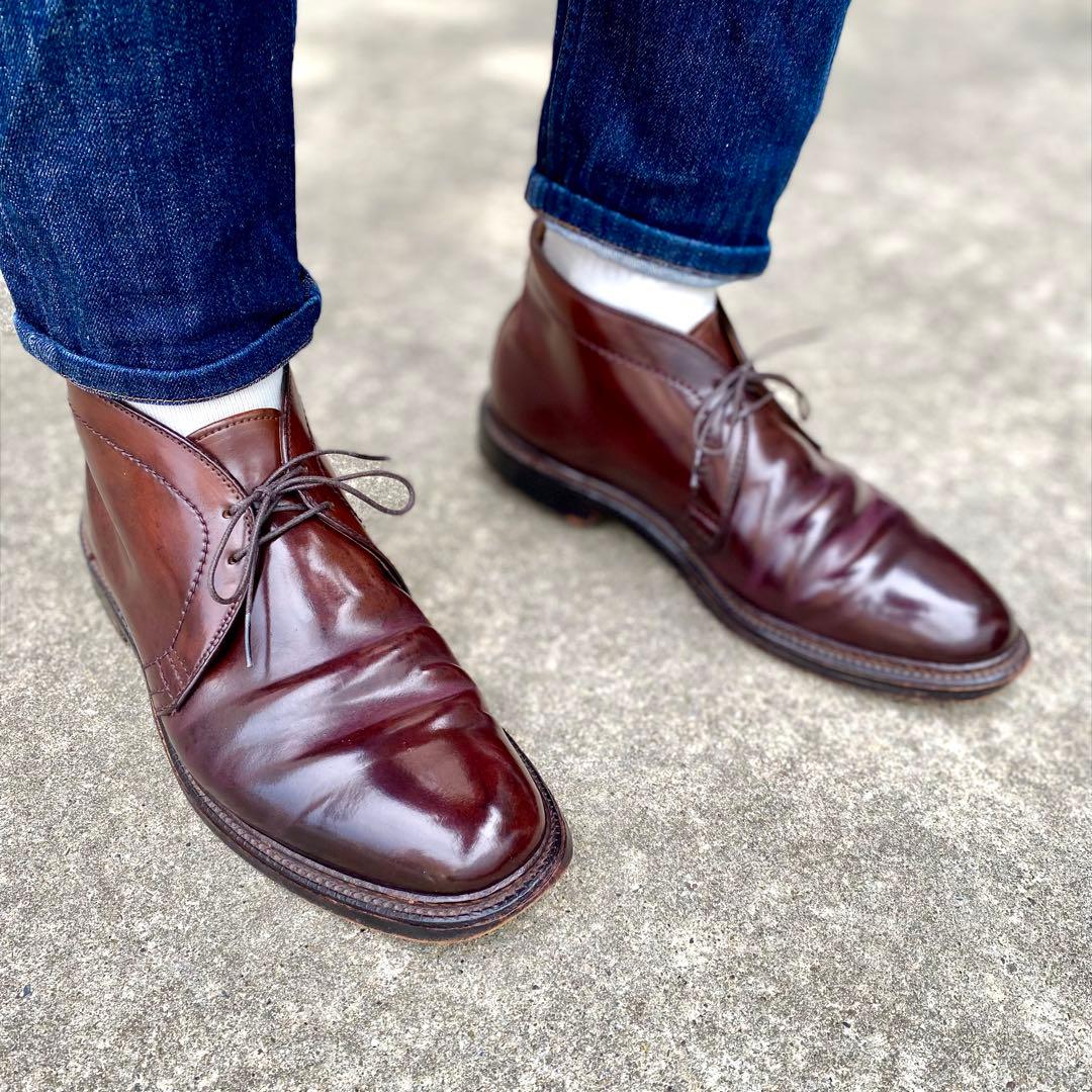 Alden1339★サイズ9D★コードバン★バーガンディ★チャッカブーツ