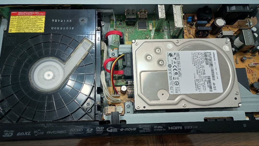 Panasonic DMR-BRT210 新品2TB 換装済み 動作品