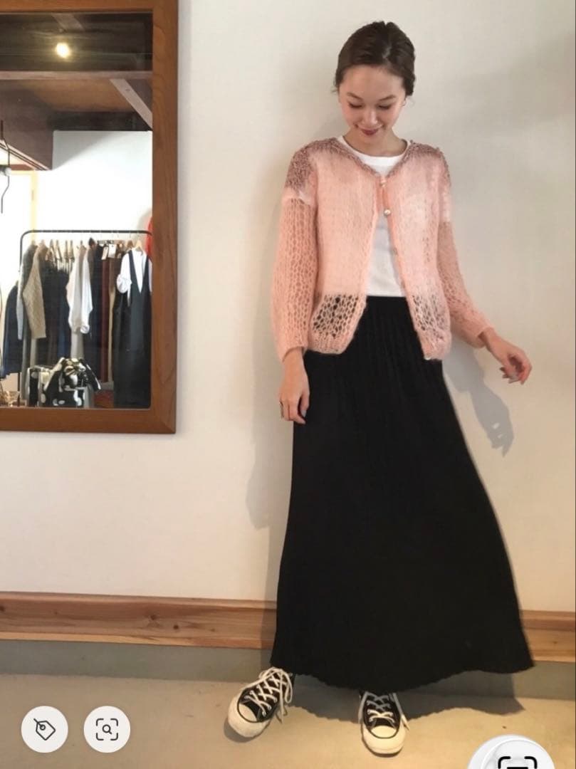 【美品】GUDRUN&GUDRUN モヘアニットカーディガン