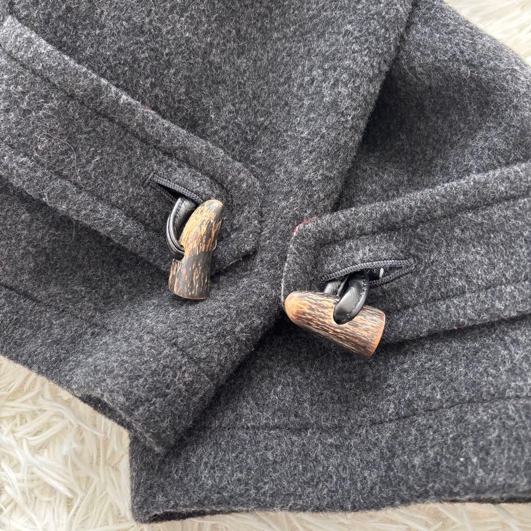 BURBERRY バーバリー ノバチェック ウール×カシミヤ ダッフルコート