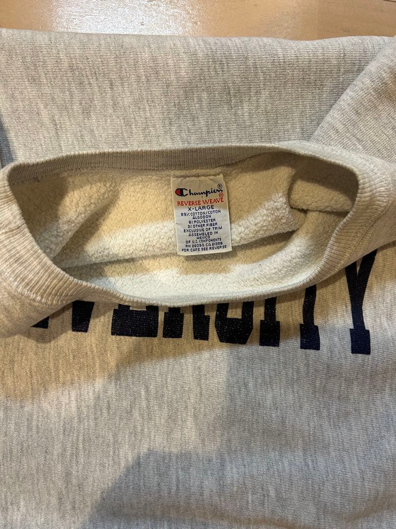アーチ3段カプセル 90s 刺繍 Champion リバースウィーブ