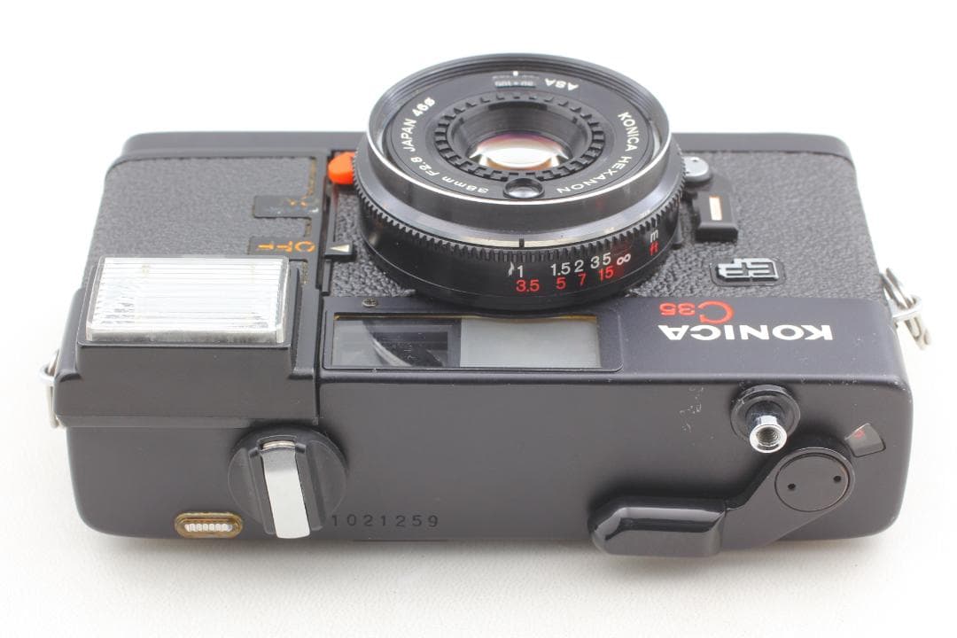 【整備済　美品】コニカ C35 EF フラッシュOK #1404