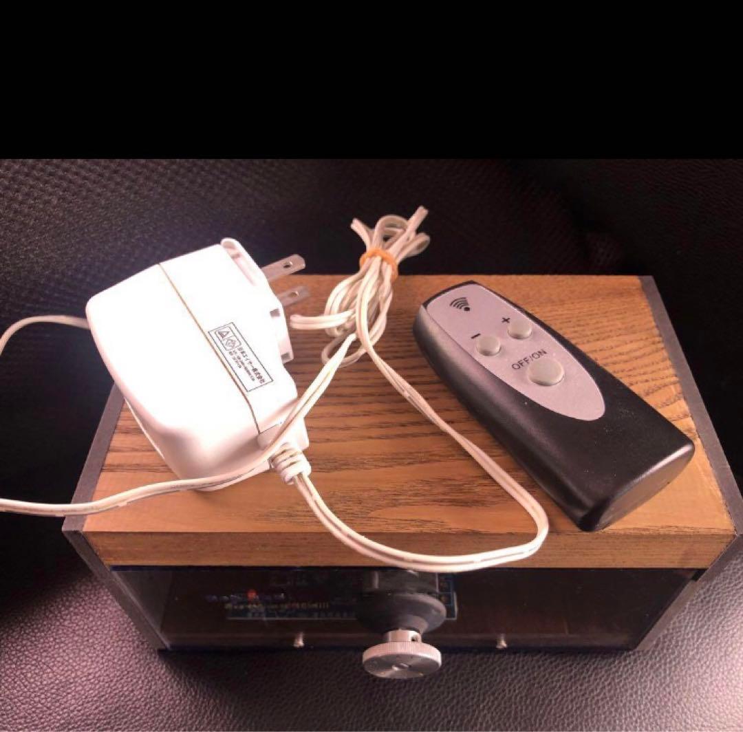 【自作passive attenuator】remote 付き 銘木天板組込⑤