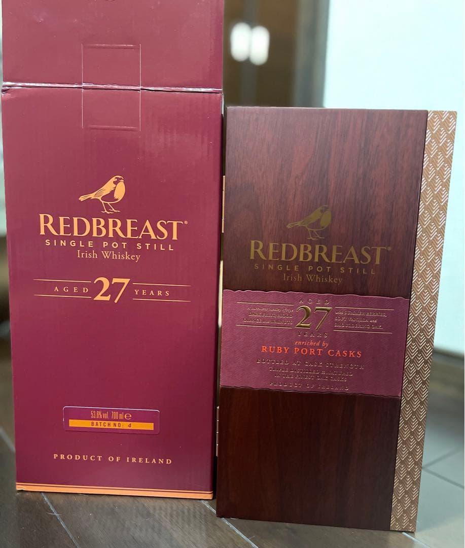 レッドブレスト 27年　 ルビーポートカスク カスクストレングス バッチ4完売品