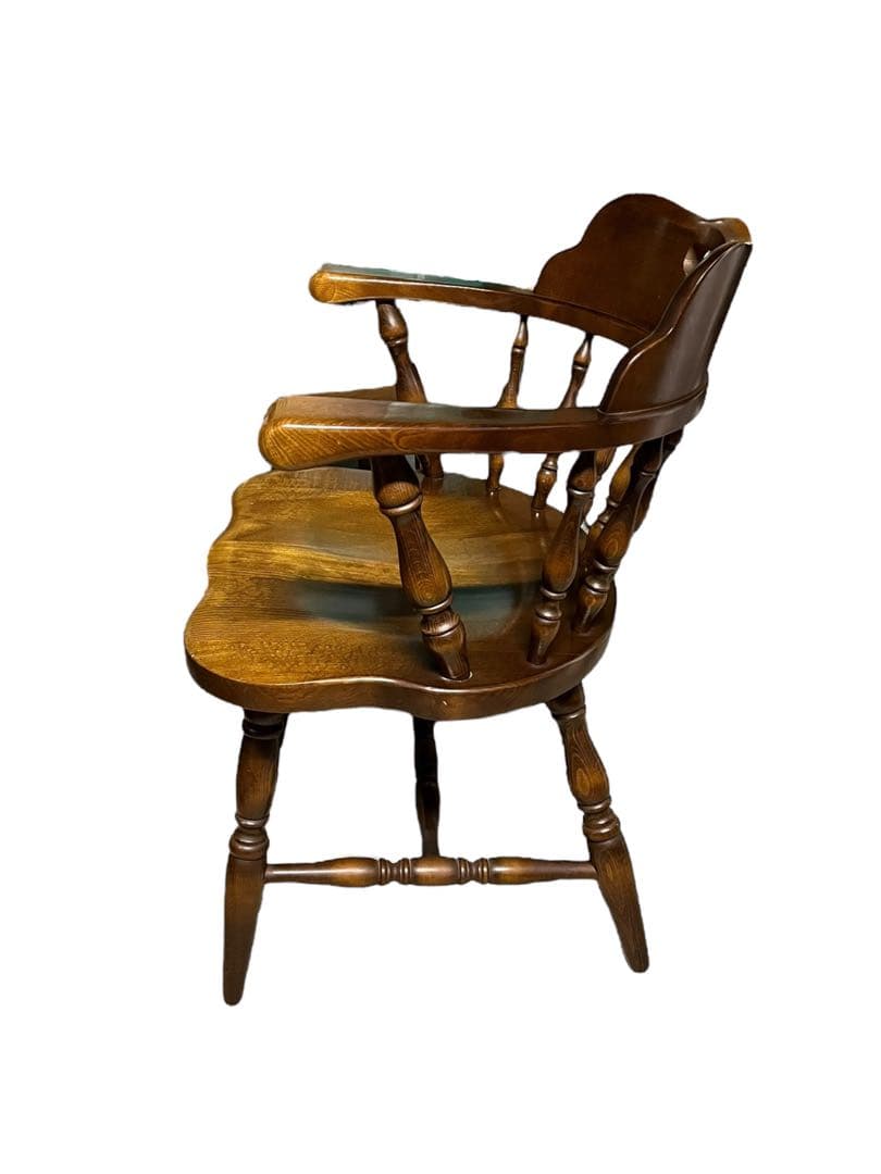 【送料無料】飛騨産業 キツツキ ウィンザーチェア アームチェア アンティーク ①