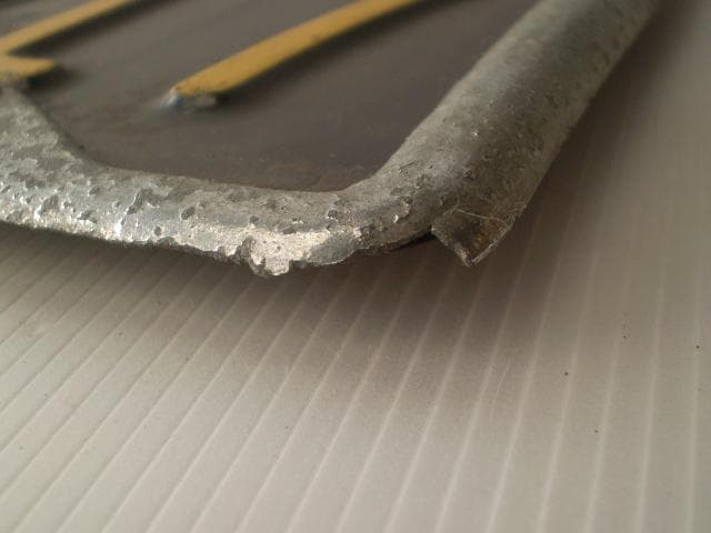 XJM 717' California'カルフォルニアライセンスプレート。