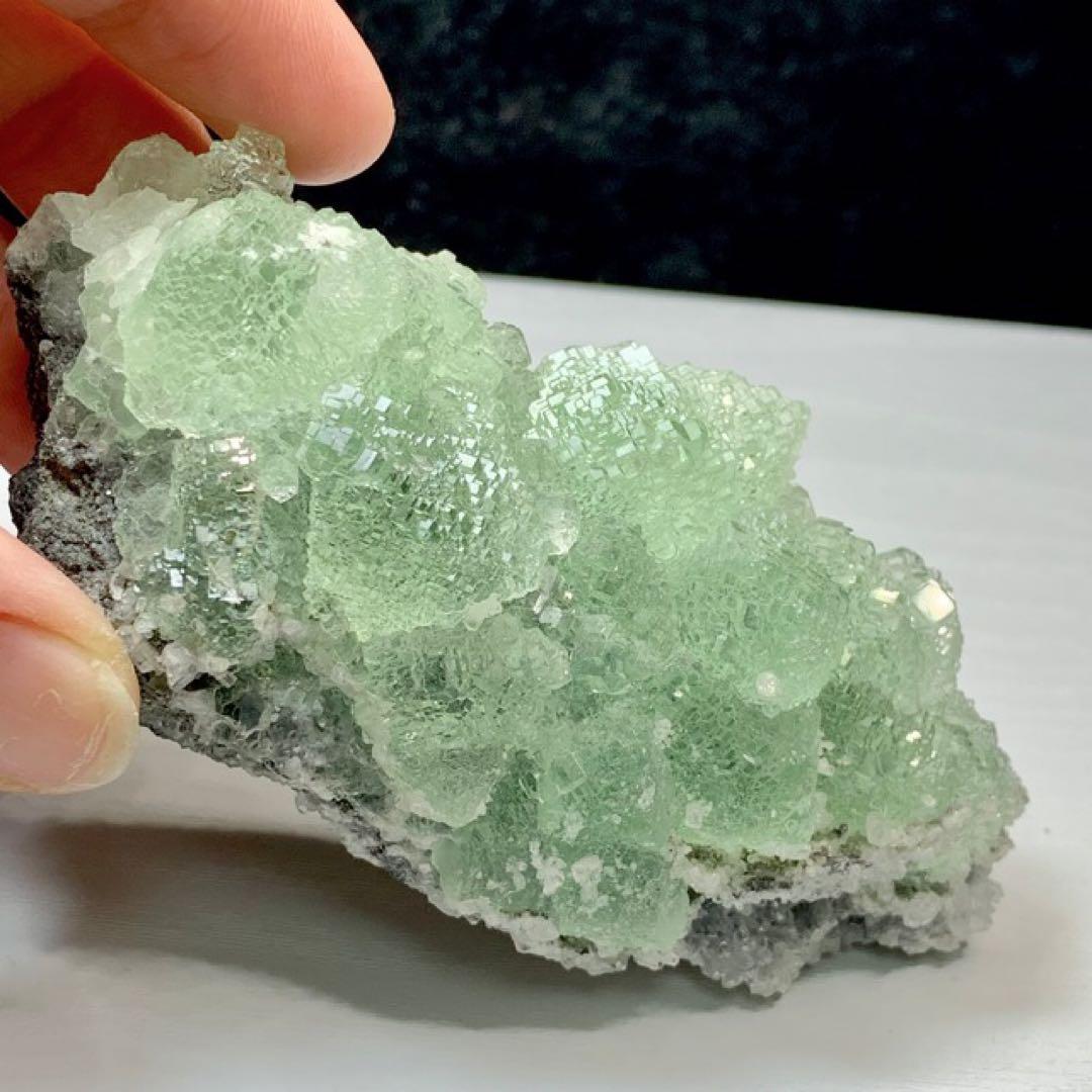 ALLSALE☆美結晶☆ゼリーのような見た目☆フローライト原石クラスター