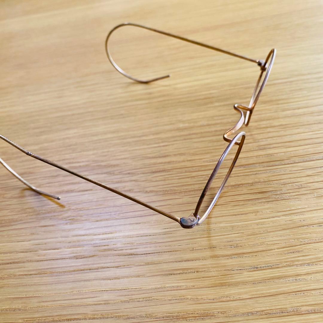 アンティーク 当時物 未使用品 一山 丸眼鏡 ２本 昭和 レトロ ヴィンテージ