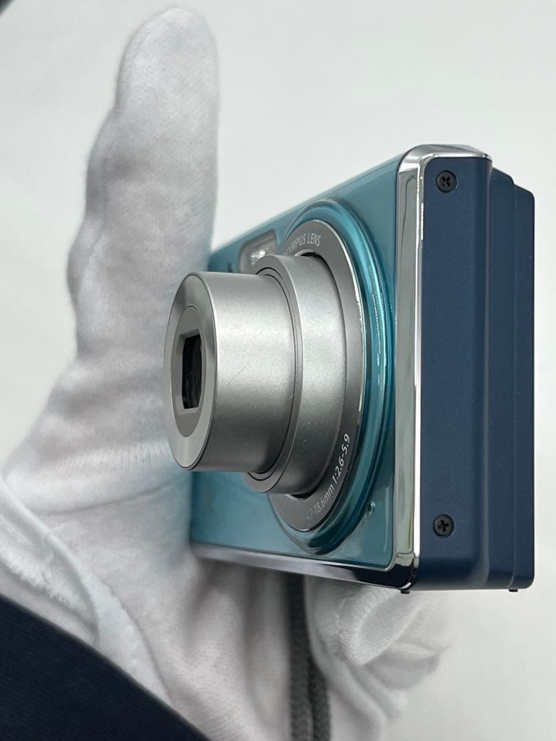 ♦︎OLYMPUS FE-4020 水色 デジタルカメラ