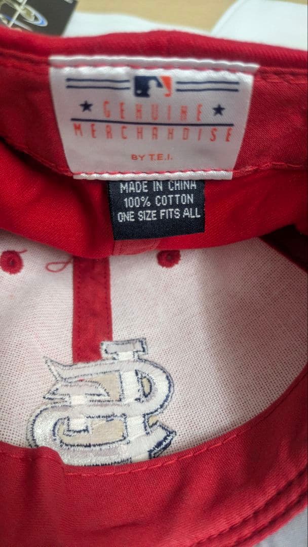 MLB正規品　田口 カージナルス ユニフォーム Majestic キャップ付き