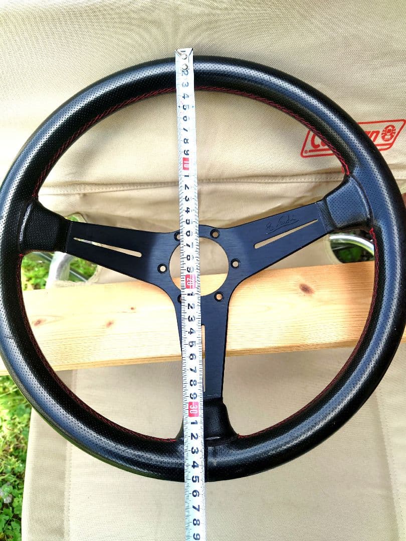 当時物 本物ナルディ ラリー 35Φ ディープコーン ステアリング FET刻印