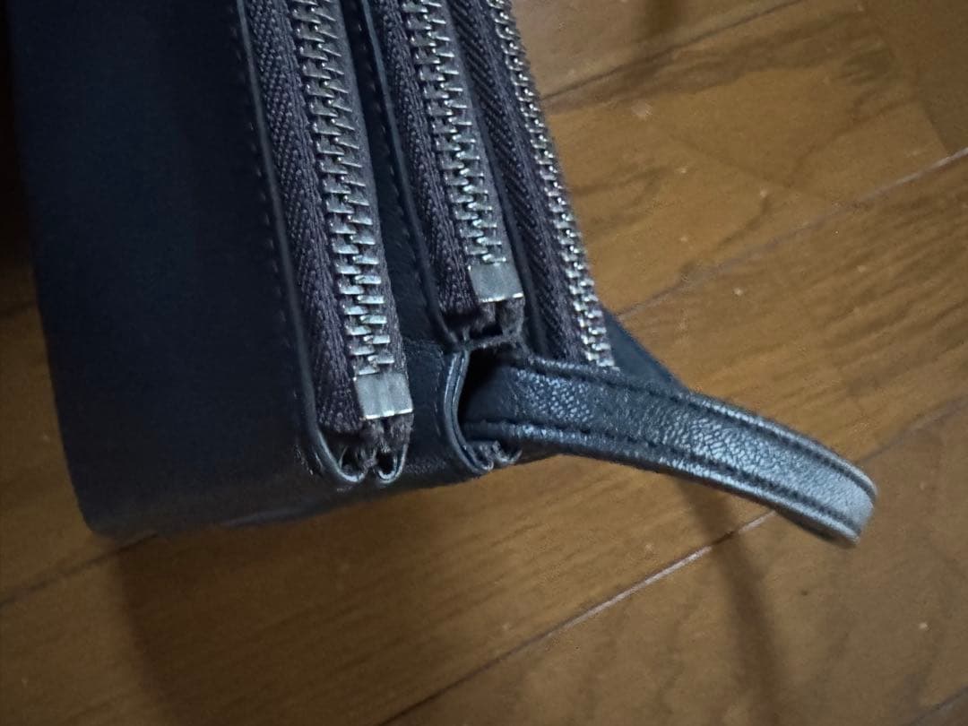 最終価格⭐︎セリーヌ 美品 トリオ スモール 旧ロゴ 濃グレー