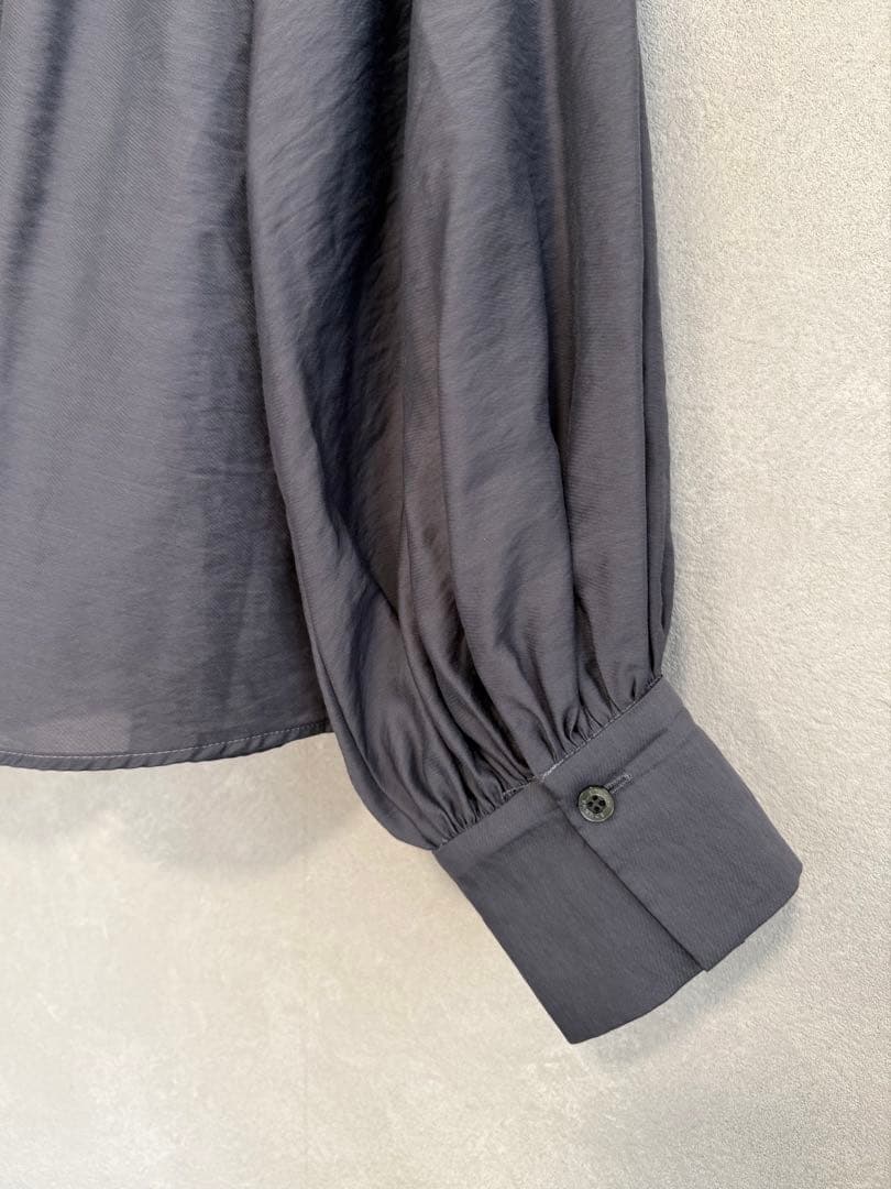 【定価16500円/完売品】anuans ボリュームタイブラウス グレー