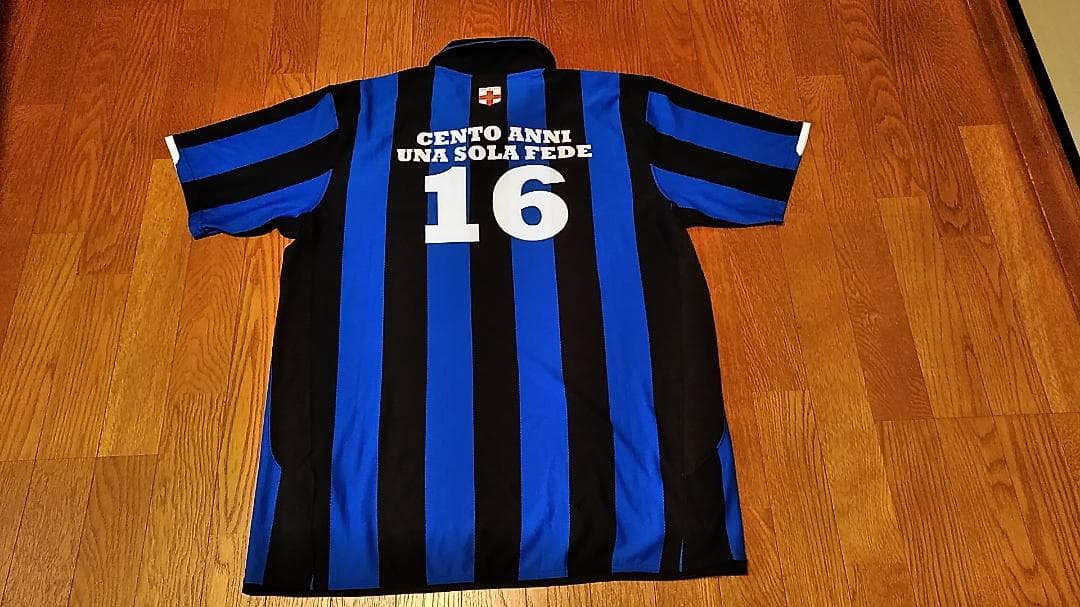 未使用 インテル 07 08 100周年記念 ユニフォーム スクデット記念 XL