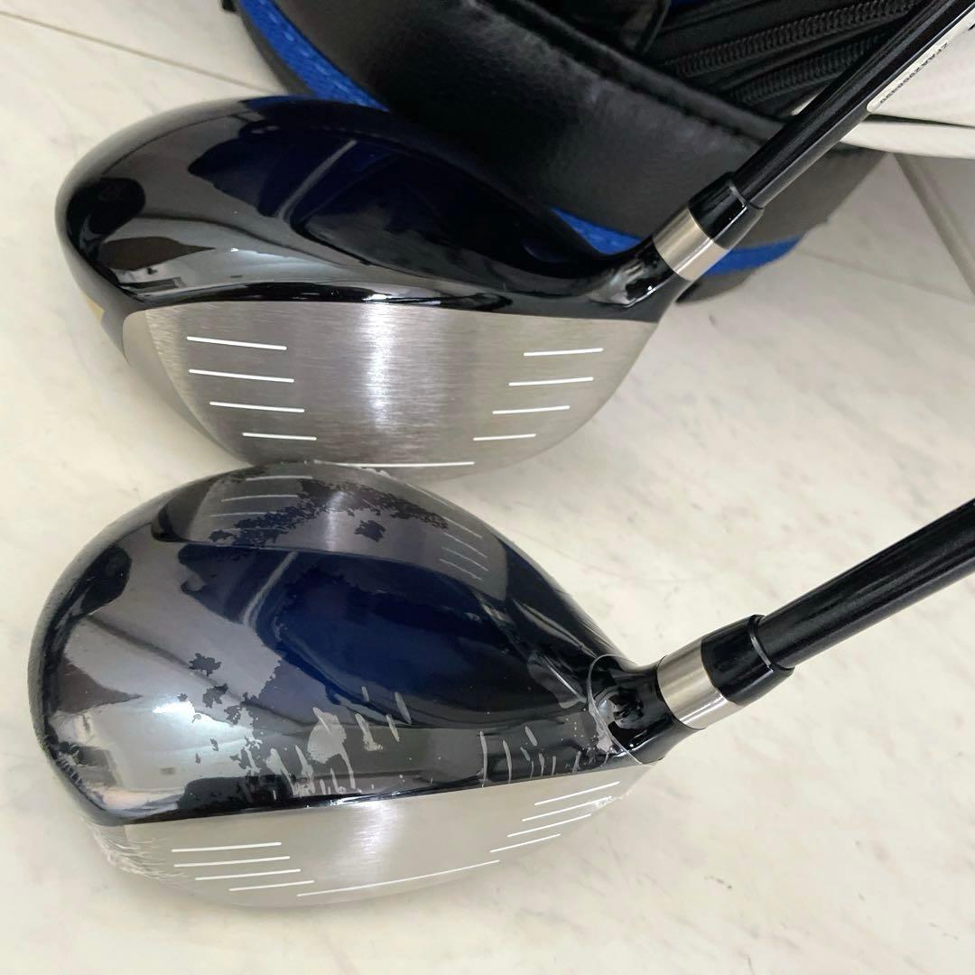 ほぼ新品未使用品　ビニール付　数量限定カラー　ツアーステージ　ゴルフクラブセット