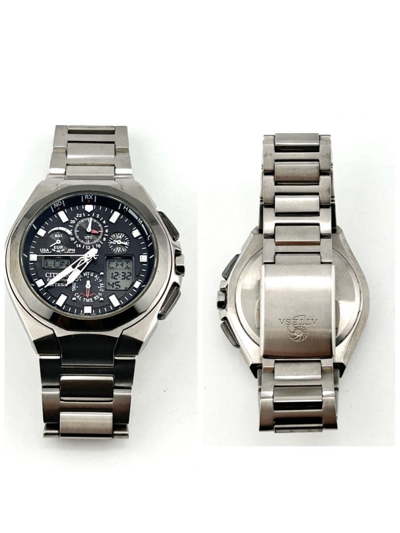 【稼働品】CITIZEN アテッサ　シチズン ソーラー 腕時計