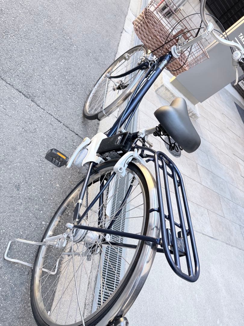 大阪府　Panasonic 電動アシスト自転車 ネイビー　26インチ