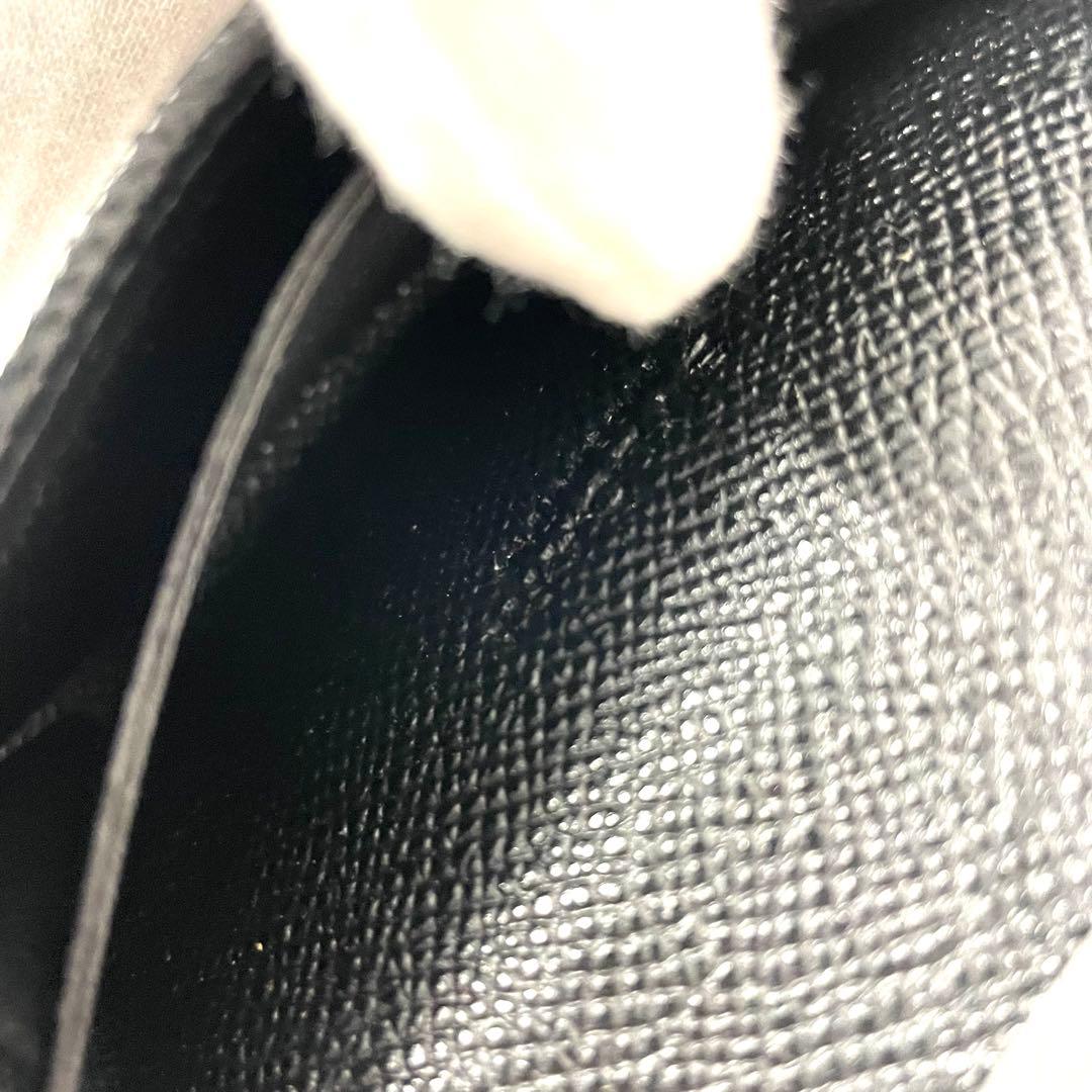 BVLGARI ブルガリ 名刺入れ カードケース レザー ブラック