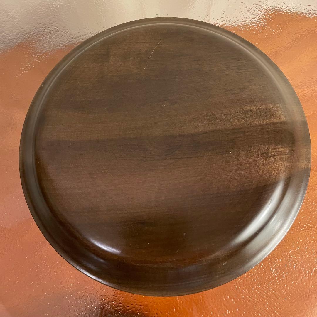 ✨美品✨薔薇柄 天然木(檜)製 皿 4個セット